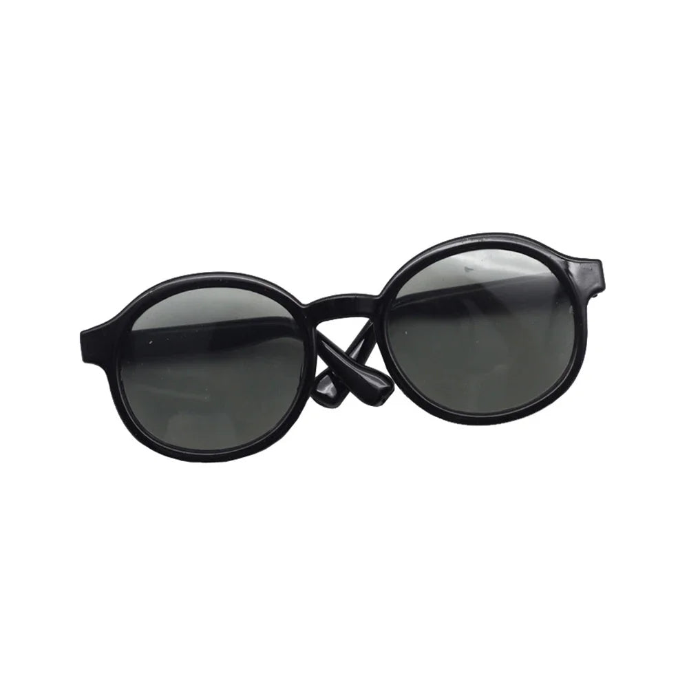 Lunettes en plastique transparentes Labubu de 6,5 cm pour poupées BJD 1/8, 1/6, 1/3 et 1/4, pour poupées Labubu MSD en peluche EXO
