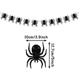 Halloween Themem Party Decoration Banner Ghost Festival Atmosphere Decoration Ghost Spider Bat Banner Decoration Supplies