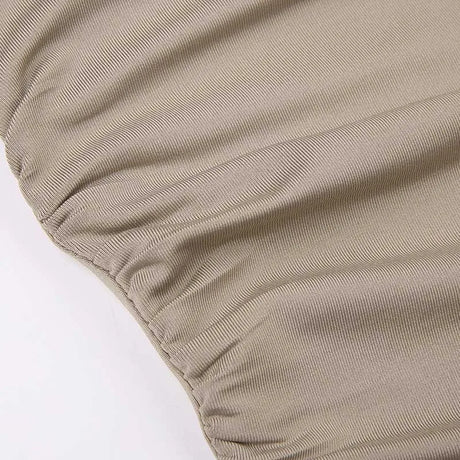 Women's Hooded Crop Tops Autumn Solid Color Long Sleeve Cowl Neck Slim Fit Short T-Shirt Streetwear Sporty Basics Tees - Lootquake