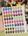 17cm Labubu V1v2 Eye Makeup Color False Eyelash Customization Gorgeous And Exquisite Eye Makeup Stickers Eyelash Stickers