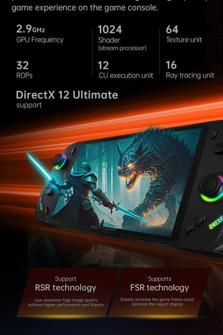 OneXPlayer OneXFly F1 Pro AMD 8840U AI 9 365 HX 370 OLED 144Hz 7" Screen PC Game Console Handheld 3A Steam Play Laptop Windows11 - Lootquake