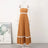 Striped Contrasting Colors Long Dress Women Spaghetti Strap High Waist Backless Party Evening Dresses Female Sleeveless Spring - Lootquake