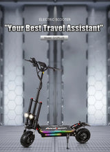 2024 5600W 60v38ah 11-inch off-road vacuum tire electric scooter with maximum speed of 85km/h and cruising range of 90km