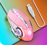 G15 Mechanical Gaming Mouse 7-Color Breathing Light Wired Laptop USB Desktop Office Computer Gaming Mouse Mute