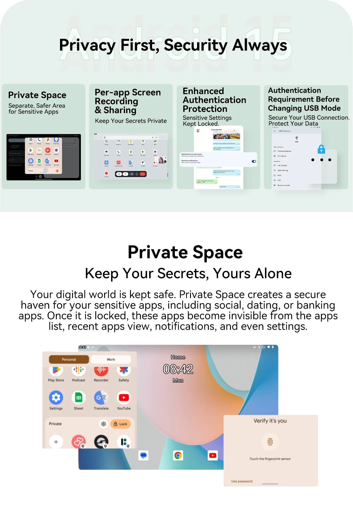 Tablettes Blackview MEGA 2 12 pouces 2K écran Widevine L1 24 Go (8 + 16) Android 15 256 Go 9000 mAh AI caméra principale Pad PC
