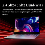 Fingerprint Unlock Intel Laptop 15.6 Inch Windows 10 11 Pro IPS Portable Laptop 12G RAM 128GB/256GB/512GB/1TB SSD HDMI Notebook - Lootquake