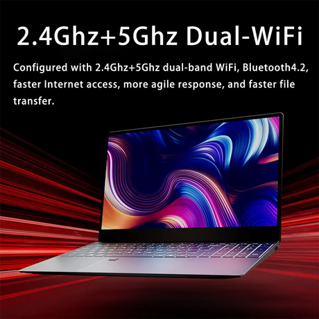 Fingerprint Unlock Intel Laptop 15.6 Inch Windows 10 11 Pro IPS Portable Laptop 12G RAM 128GB/256GB/512GB/1TB SSD HDMI Notebook - Lootquake