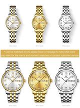 OLEVS Luxury Brand Quartz Watch for Women Stainless Steel Waterproof Ladies Wristwatch Fashion Diamond Dial Women's Watch New In - Lootquake