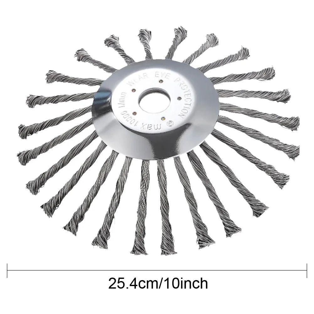 10/6/5/4 inch Steel Wire Trimming Head Lawn Mower Brush Cutter Accessories Garden Tool Universal Gasoline Brushhead Parts Tools
