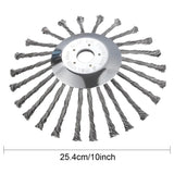 10/6/5/4 inch Steel Wire Trimming Head Lawn Mower Brush Cutter Accessories Garden Tool Universal Gasoline Brushhead Parts Tools