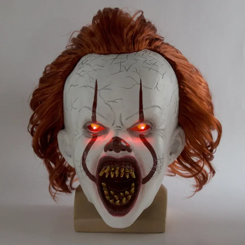Halloween Mask, Party Mask, Fun Horror Mask, Cosplay Mask, Masquerade Mask, Led Mask, Halloween Decoration, Halloween Props