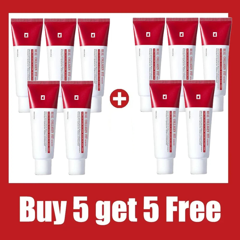 Real Collagen Fit, Collagen Wrapping Mask, Collagen 670,000ppm, Peel Off Facial Mask for elasticity, Hydrating, Glow, Glass Skin