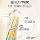 Kit de salón de belleza líquido con 28 ampollas reafirmantes antiarrugas de colágeno de seis péptidos, esencia antiedad y líneas ligeras.