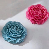 Molde de silicona para velas con fragancia de flor de peonía, hecho a mano, para hacer regalos, molde de yeso, decoración de flores, colgante, molde de gota