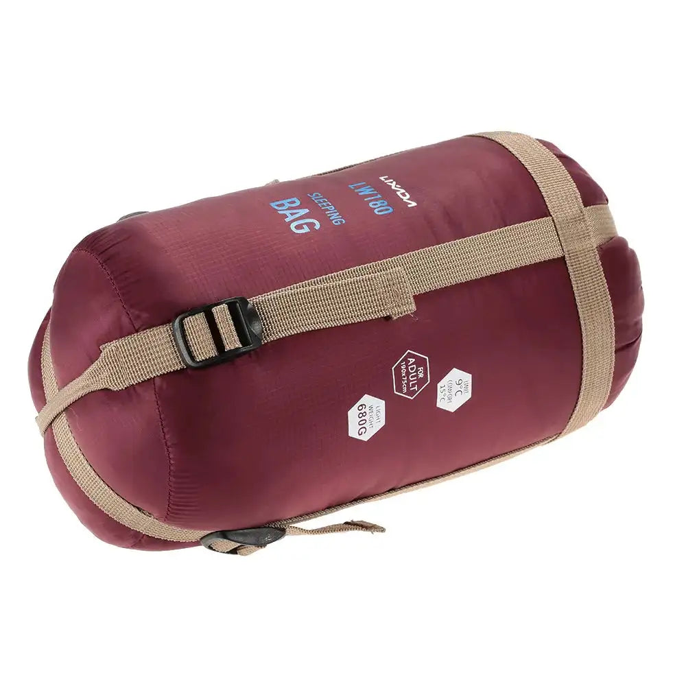 Saco de dormir portátil para exteriores Lixada de 190 x 75 cm, para acampar, viajar, senderismo, multifunción, ultraligero, 680 g, para mochileros.