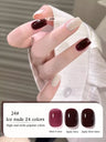 1-30pcs PSK Nude Pink Color Nail Art Ice Transparent Bare Color Nail Enamel 2025 New Net Red Popular White Gel Nail Polish