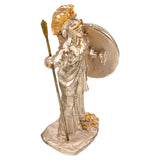 Textile Goddess of Wisdom and War Statue Athena Greek Mythology Figurine Sand Set