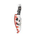 Broche estilo punk con forma de calavera y rosa, con forma de corazón, para Halloween, con forma de cabeza de gato, brújula, sombrero de mago, gato negro, broches de aleación, insignias de esmalte, alfileres de solapa