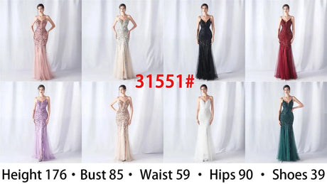 Luxury Youthful Women's Elegant Long Dress Party 2024 Graduation Ceremonies Prom Evening Formal on Sale Clearance Summer Fashion - Lootquake