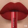 QIBEST Rouge à lèvres liquide mat Waterproof longue tenue Velours Gloss à lèvres Tube de teinte Pigment Nude mat Rouge à lèvres Maquillage des lèvres