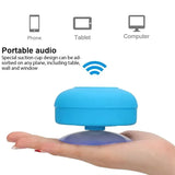 Altavoz Bluetooth inalámbrico resistente al agua con ventosa para coche y ducha.