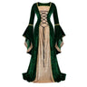 Medieval Renaissance Velvet Long Dress Women Victorian Retro Fancy Gown Halloween Cosplay Costume Plus Size - Lootquake