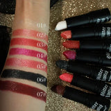 Diamond Pearlescent Lipstick Waterproof Long Lasting Non-stick Cup Matte Velvet Shiny Lipsticks Red Sexy Lips Makeup Cosmetics