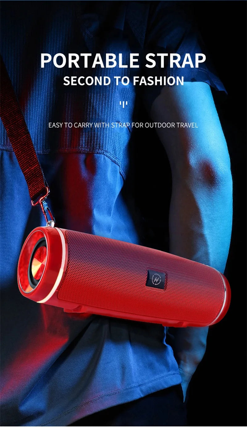 Altavoz Bluetooth Xiaomi de alta calidad, portátil, de alta potencia, con graves profundos, inalámbrico, para exteriores, sonido envolvente 3D, 200 W, TWS/FM