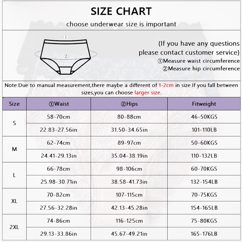 6PCS/Set Hollow Out Floral Lace Panties Women Briefs Sexy Lingerie Female Underwear Ladies Soft Breathable Cotton Underpants - Lootquake