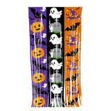 Halloween Pumpkin Ghost Bat Curtain 2M Haunted House Decoration Party Decor Background Eye-Catching For Party Backdrop Photo