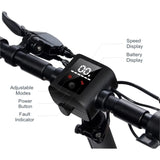 Adult Wide Tire Electric Scooter Double Disc Brake Off-road Electric Vehicle Two-wheel Foldable Driving Scooter