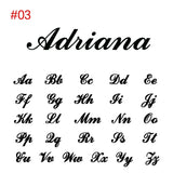 Custom Name Bangle for Women Stainless Steel Personalized Letter Adjustable Big Bangle Jewelry Girlfriend Gift Pulseira Feminina