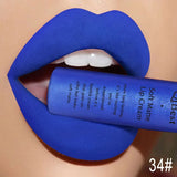Pink Velvet Matte Lip Gloss Sexy Dark Red Moisturizing Liquid Lipsticks Waterproof Long Lasting Non-stick Cups Lips Glaze Makeup