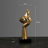 Estatua abstracta de resina, adornos de escritorio, esculturas, figuras, rostro, personaje nórdico, luz, arte de lujo, artesanías, decoración de oficina y hogar.