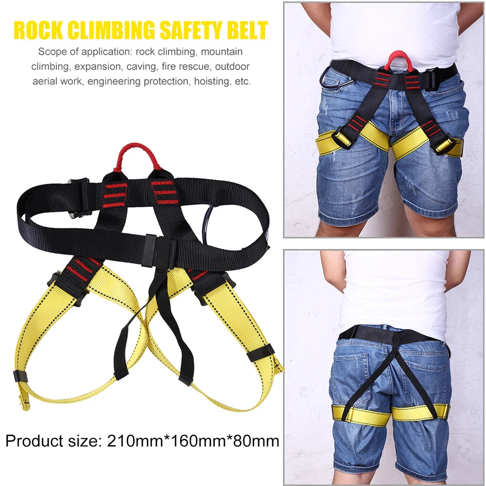 Arnés de escalada para la parte superior del cuerpo, cinturón de seguridad para el pecho, cinturón de seguridad para escalada, montañismo y rapel.