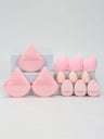 12 Piece All Purpose Makeup Sponge Set with Loose Powder Puffs Mini Air Cushion Puffs Beauty Eggs and Mini Beauty Sponges