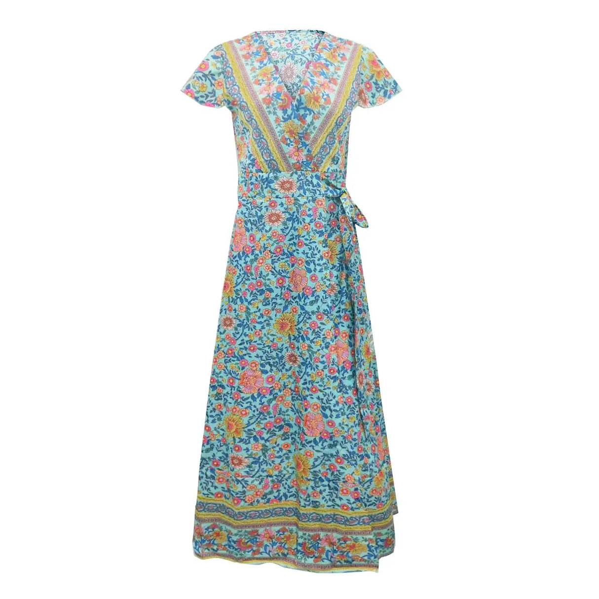 2024 Summer Leisure Hot Sale Holiday Printed Dress Sexy Long Dress Women's Wear - Lootquake