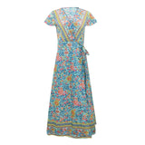 2024 Summer Leisure Hot Sale Holiday Printed Dress Sexy Long Dress Women's Wear - Lootquake
