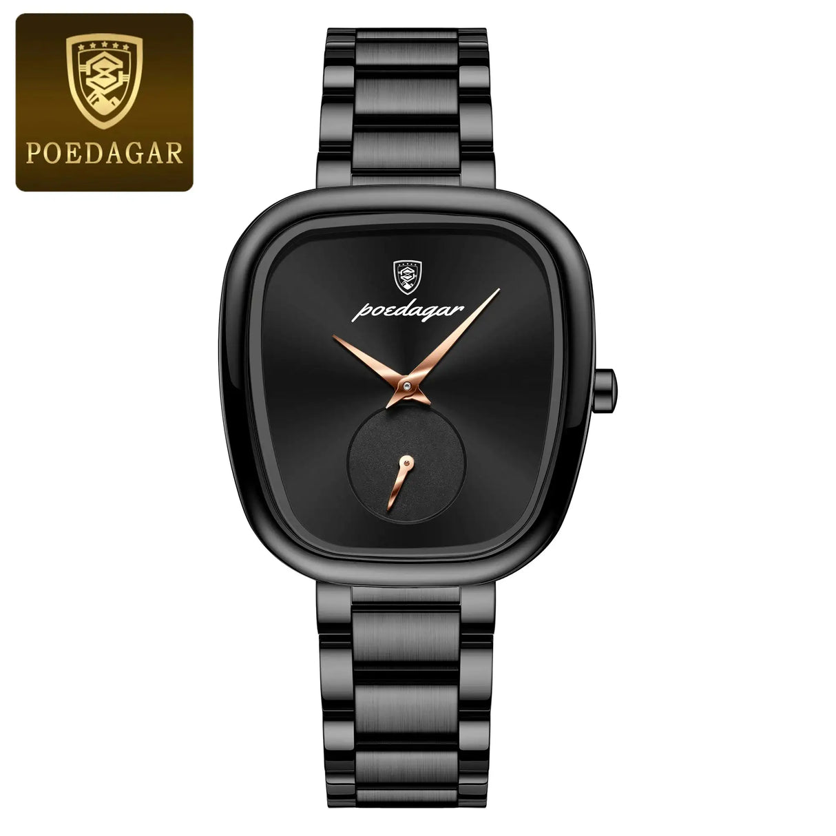 POEDAGAR Luxury Watch for Woman Waterproof Stainless Steel Quartz Ladies Watch High Quality Women's Watches Elegant Female Clock - Lootquake