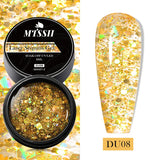 8ml Super Shine Silver Metal Painting Gel Nail Polish High-density Mirror Effect Semi Permanant Nail Art Manicure Varnish