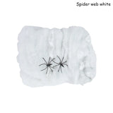 Halloween Decorations Artificial Spider Web Stretchy Cobweb Scary Party Halloween Decoration for Bar Haunted House Scene Props