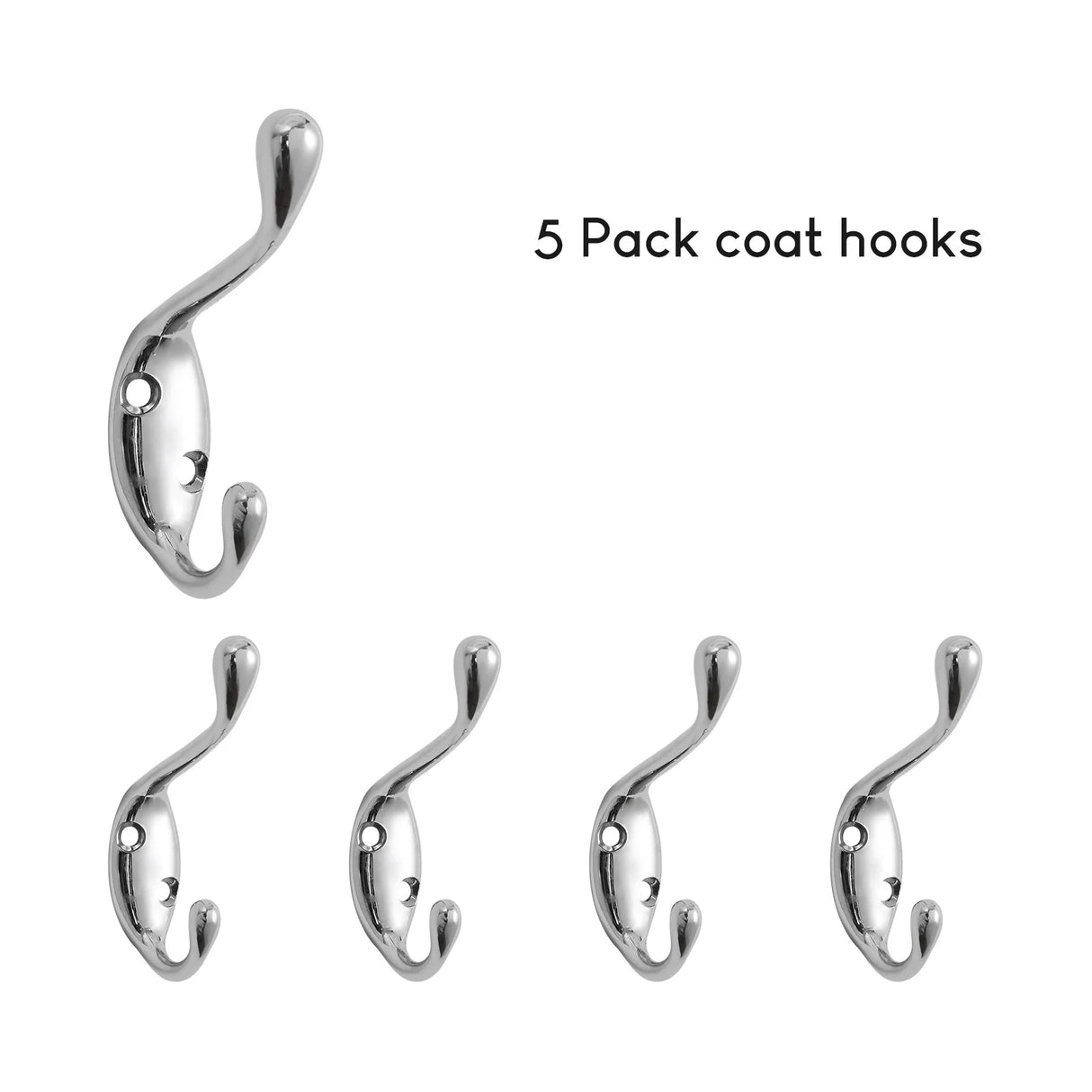 SARIHOSY 1/5Pcs Coat Towel Hook for Bathroom Hook Home Storage Wall Hooks Bathroom Kitchen Accessories Wall Hanger