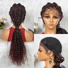 28" Double Dutch Cornrow Braided Lace Front Wig | Twist Braids | Baby Hair | Synthetic Wig