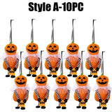 DIY Halloween Hanging Ornaments Fabric Pumpkin Ghost Skull Bewitching Decor Home Party Spooky Season