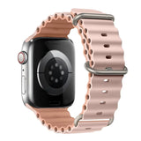 Silicone Strap For watch band 44mm 40mm 49mm 45mm 41mm 38mm accessorie correa bracelet iWatch Ultra 2 series 7 6 5 se 8 9 - Lootquake
