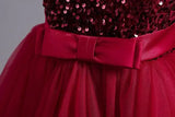 Teens Girls Bridesmaid Dresses For Wedding 5-14 Yrs Kids Sequin Birthday Party Long Dress Girls Evening Formal Pageant Vestidos - Lootquake