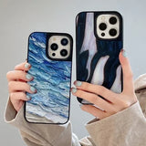 Ocean Oil Painting Mirror Phone Case