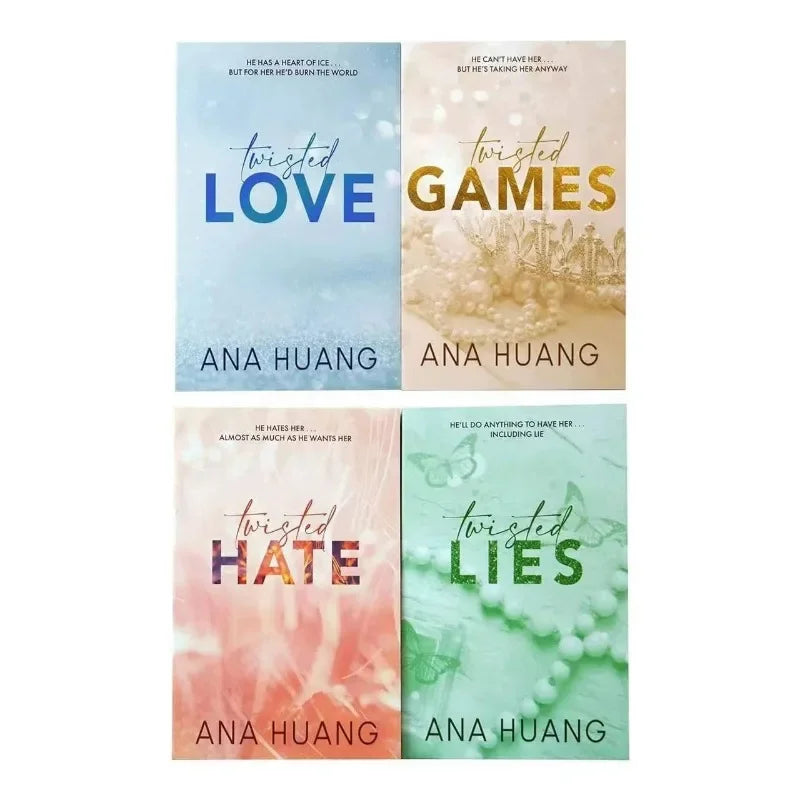 1 Libro Serie Twisted Por Ana Huang Libros Amor / Juegos / Odio / Mentiras Libro de bolsillo en inglés