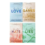 1 Libro Serie Twisted Por Ana Huang Libros Amor / Juegos / Odio / Mentiras Libro de bolsillo en inglés
