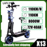 Dual Motor 10000W Top Electric Scooter 14 Inch Oversized Off-Road Tyres 72V-40AH Panasonic Brand Battery Maximum Speed 120KM/H